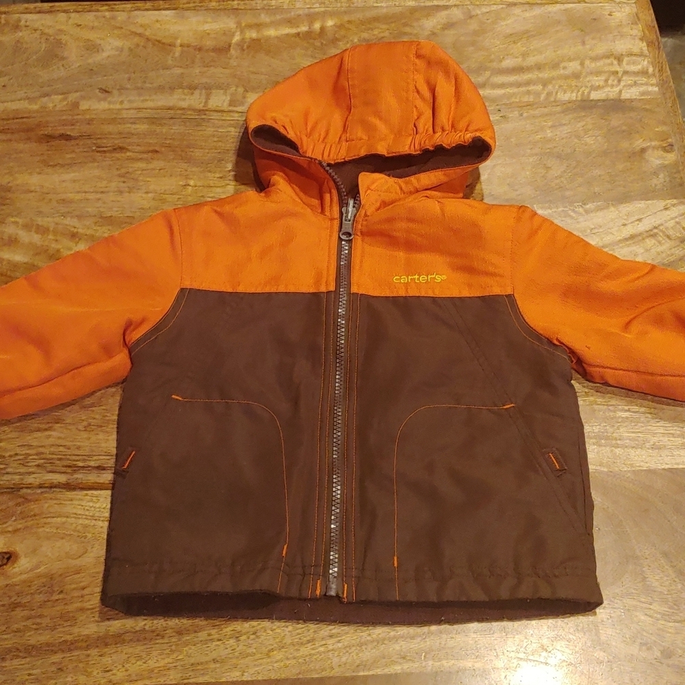 Carter Reversible Fleece Lined Jacket Size 18 months